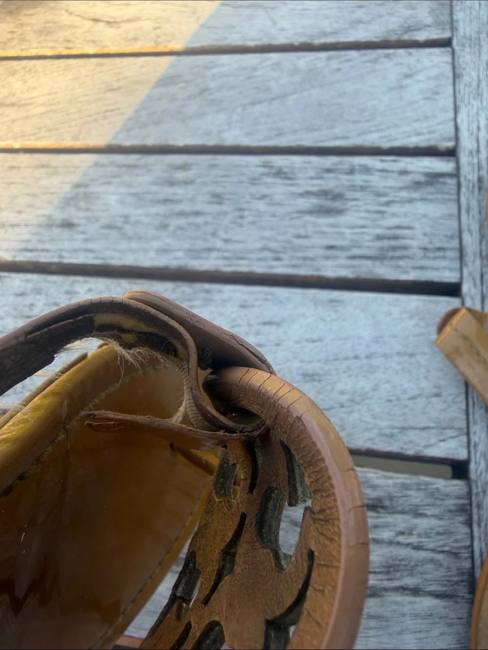 Tory Burch Tan Miller Logo Thong Sandals
